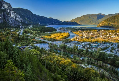 Aerial view of real estate in Hospital Hill, British Columbia
